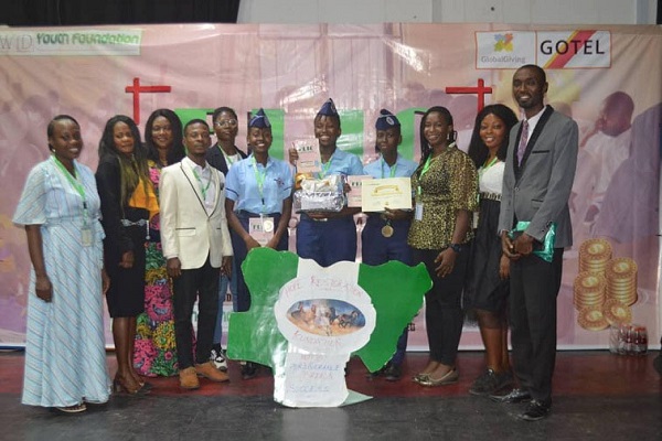 The winning school and organisers of the programme