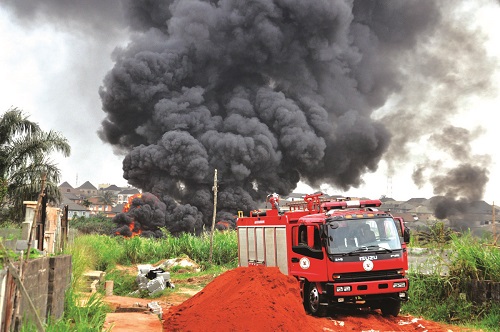 Lagos pipeline explosion