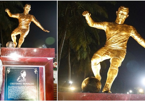 Cristiano Ronaldo Statue India