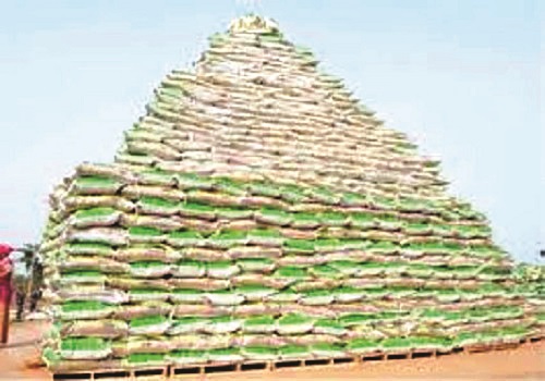 Abuja rice pyramids