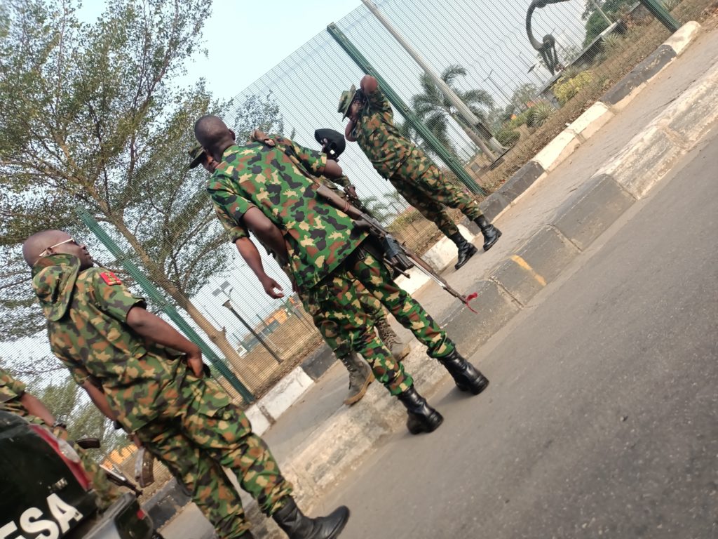 Bamise Ayanwole: Soldiers, Police Take Over Ojota Park Over Planned Protest - BLOGARENA