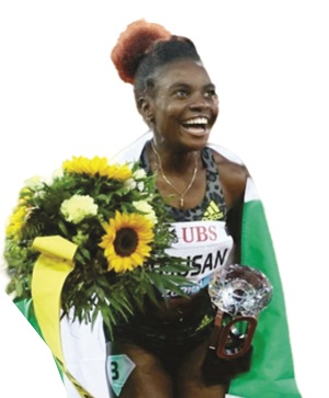 African Athletics: Amusan strikes  gold again