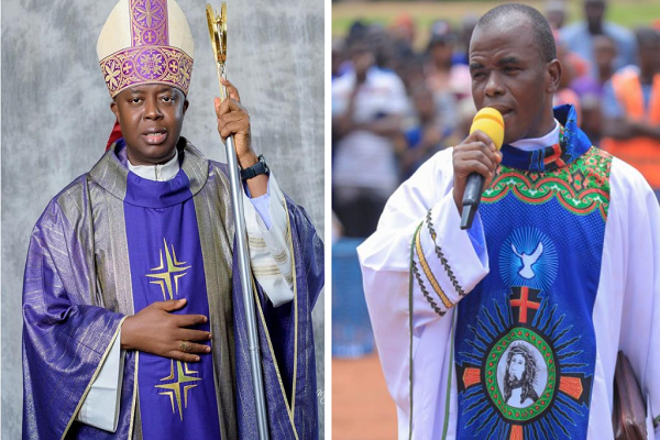 Bishop Of Enugu Callistus Onaga and Father Ejike Mbaka