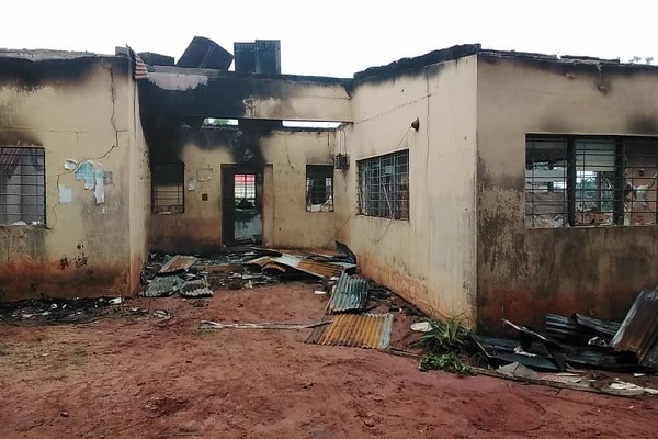 Enugu INEC office fire attack