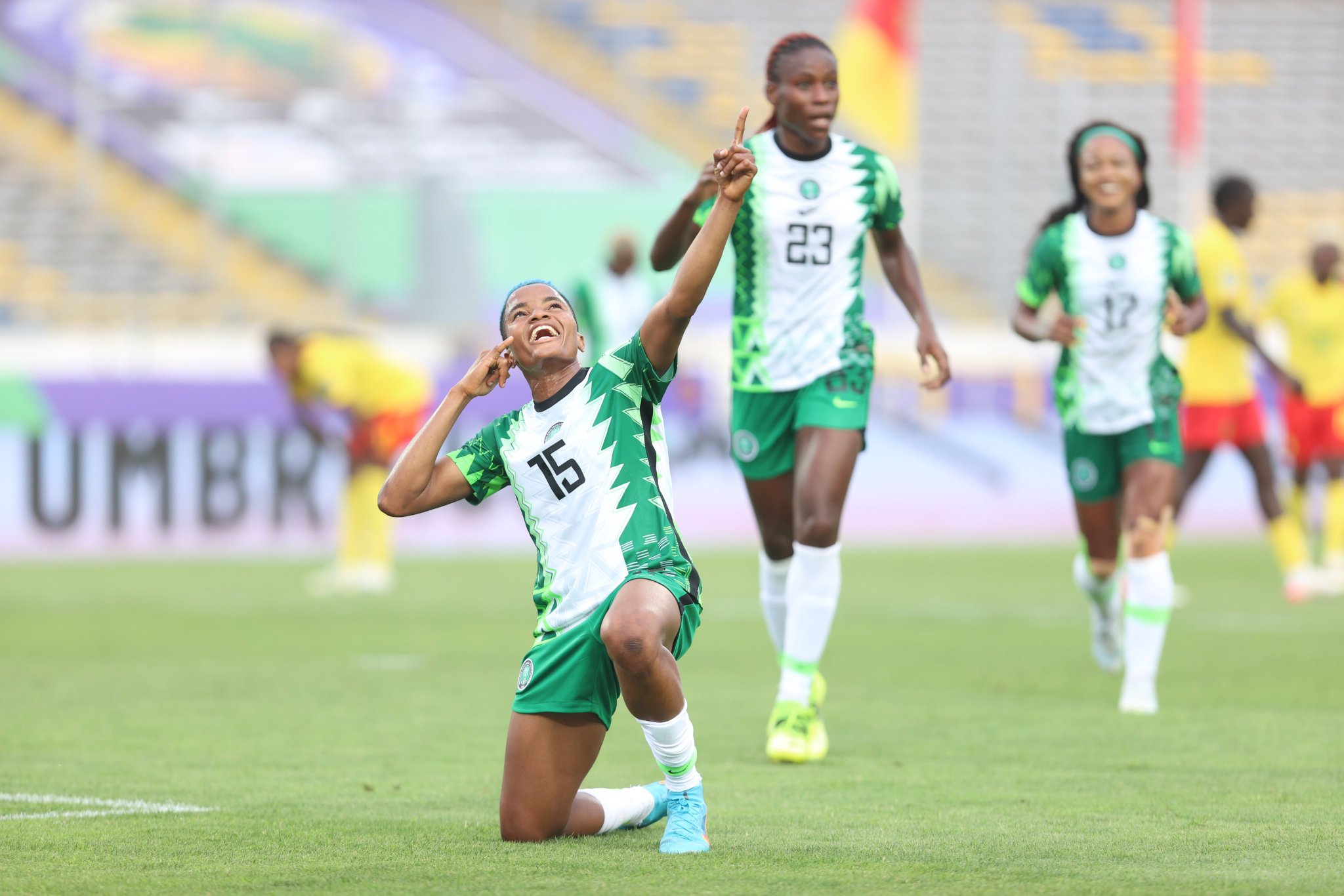 BREAKING: Super Falcons beat Cameroon, pick World Cup ticket The Nation  Newspaper