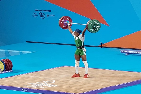Weightlifter Olarinoye Adenike Adijat