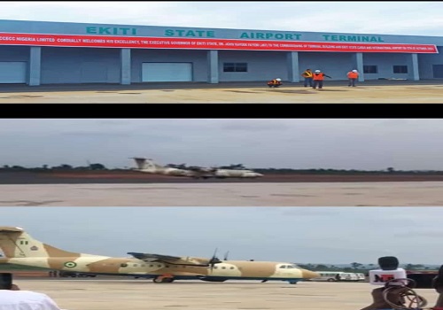 First aircraft lands in new Ekiti airport The Nation Newspaper