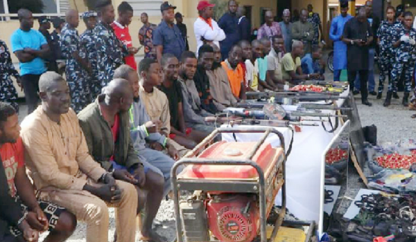 Police Parade Criminal Gang Terrorising Abuja Nasarawa The Nation