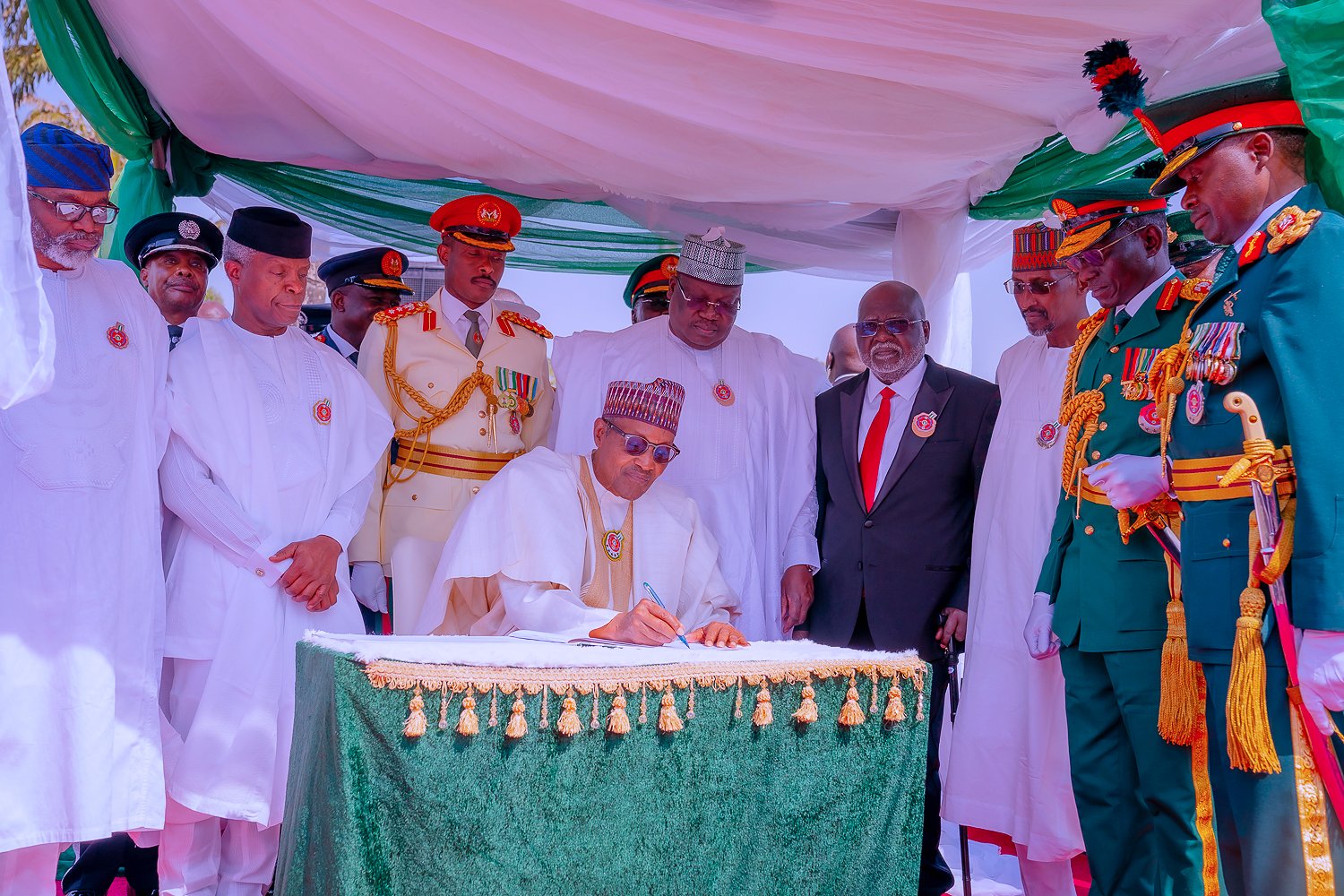 Buhari leads proceedings at Armed Forces remembrance day | The Nation