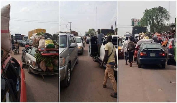 Protesters block Lagos Benin