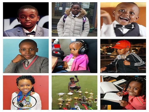 Befunky Collage of genius kids