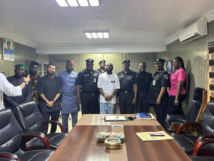 Davido visits Commissioner of Police ahead Lagos concert