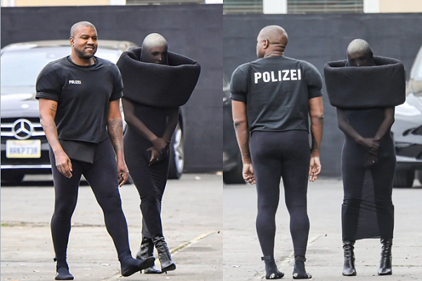 Kanye West Attends Church Service With Wife In Strange Outfit The Nation Newspaper